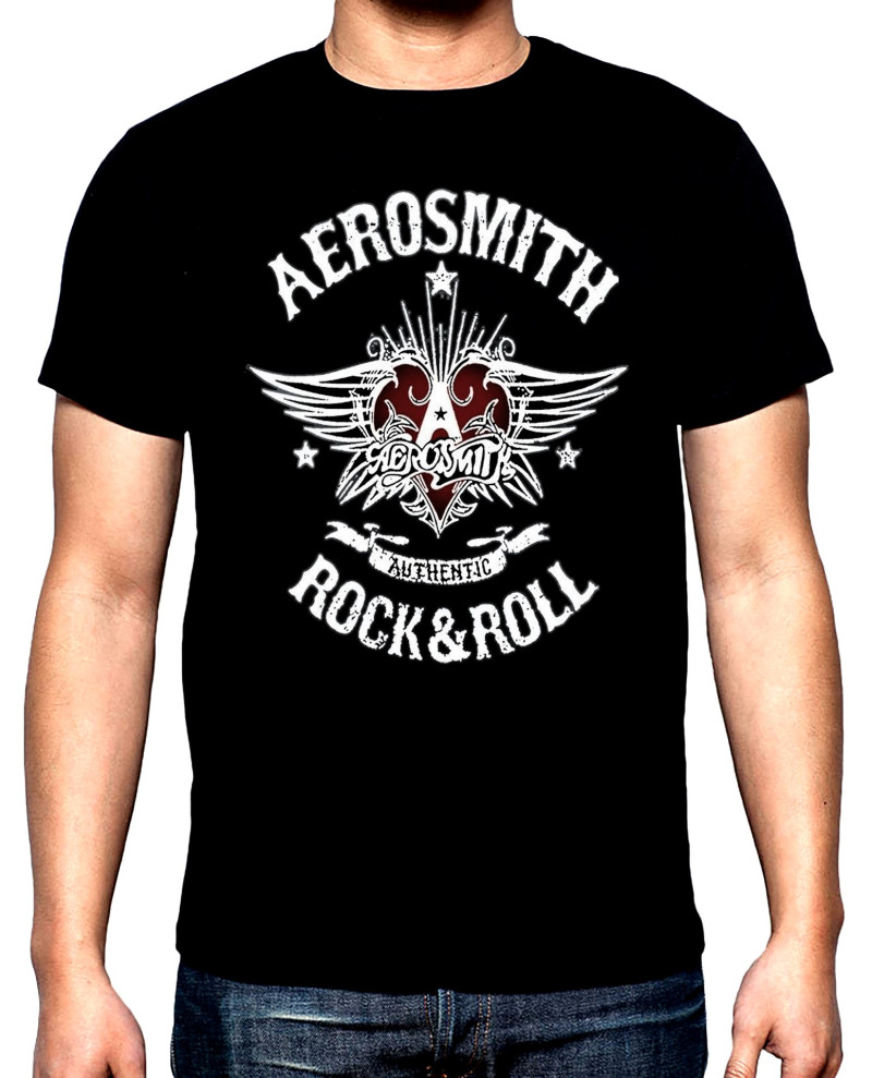 T-SHIRTS Aerosmith, Rock and roll, men's  t-shirt, 100% cotton, S to 5XL